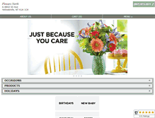 Tablet Screenshot of flowersnorth.com